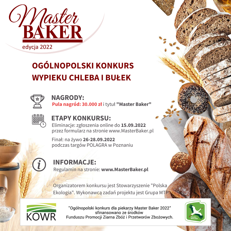 Przed nami Master Baker - prawdziwe święto chleba!