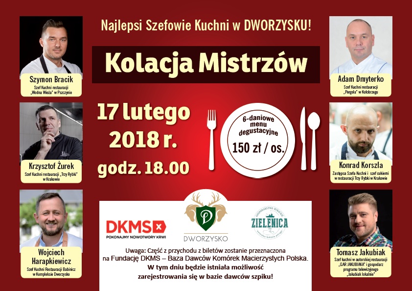Kolacja Mistrzów w Restauracji Babinicz