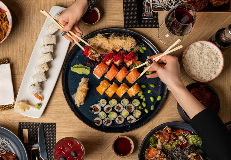 Strefa gastro w galerii handlowej